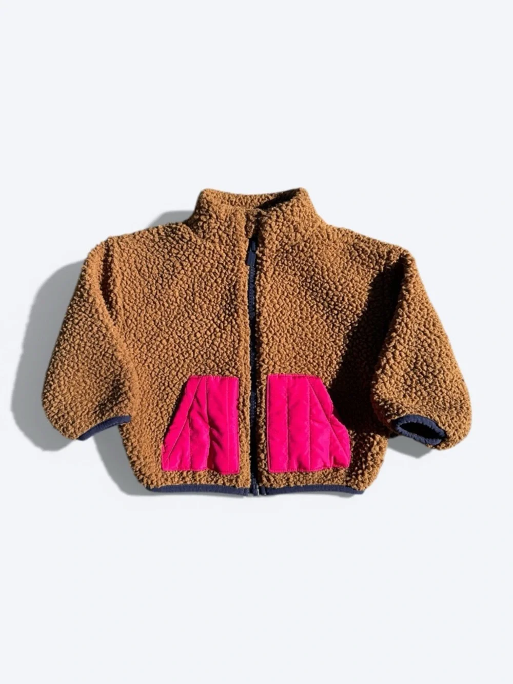 Old Navy Cozy Sherpa Zip Jacket Size 12-18M